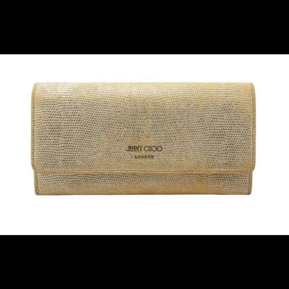 Jimmy Choo Gold Long Wallet – Classic Glam & Function